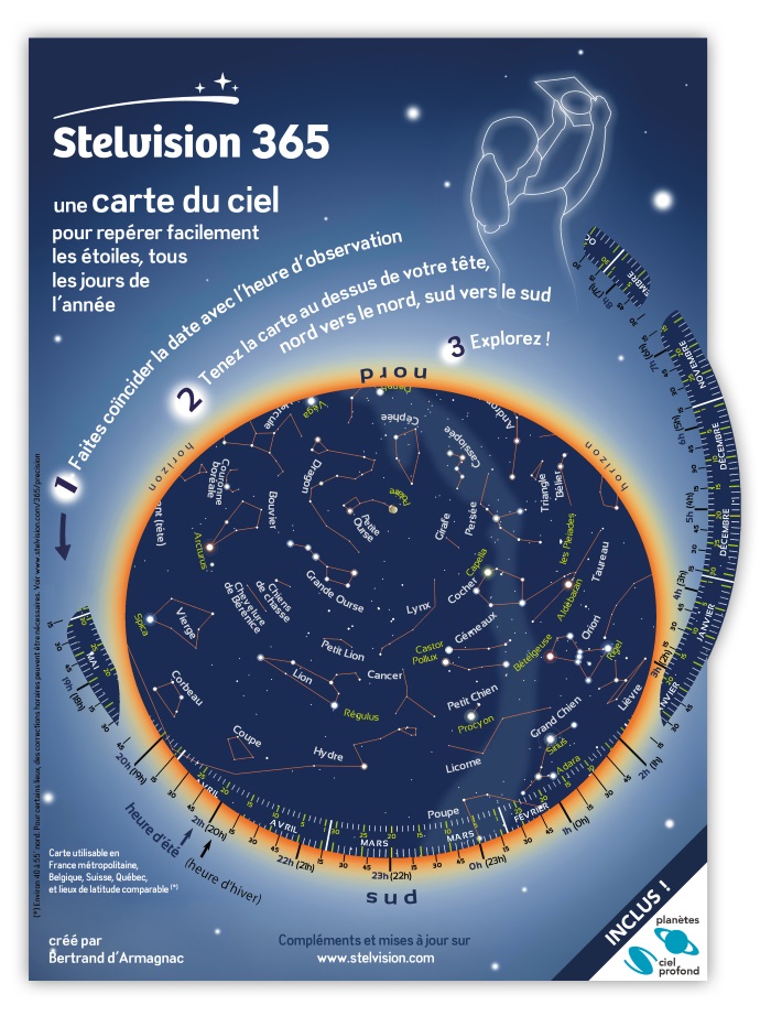 couverture carte du ciel Stelvision 365