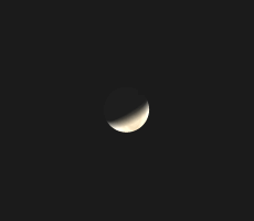 La forme de croissant de Vénus