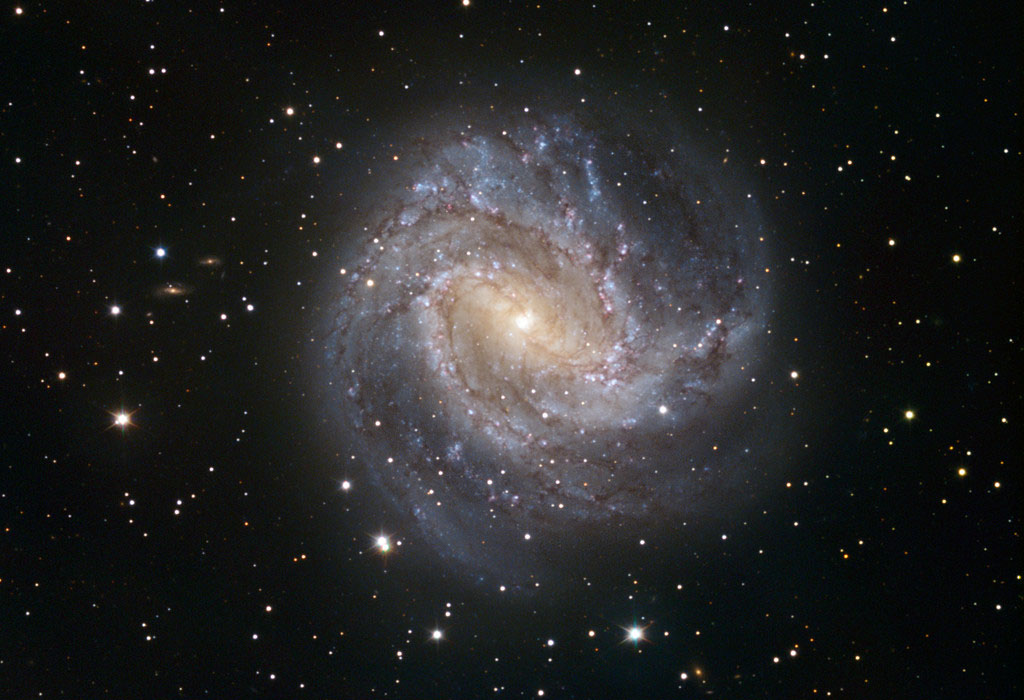 Photo de la galaxie spirale M 83 dans la constellation de l'Hydre