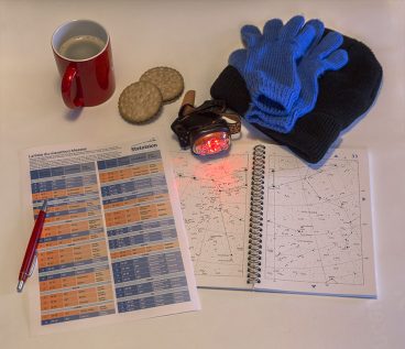 Equipement de l'observateur et matériel de repérage pour l'astronomie