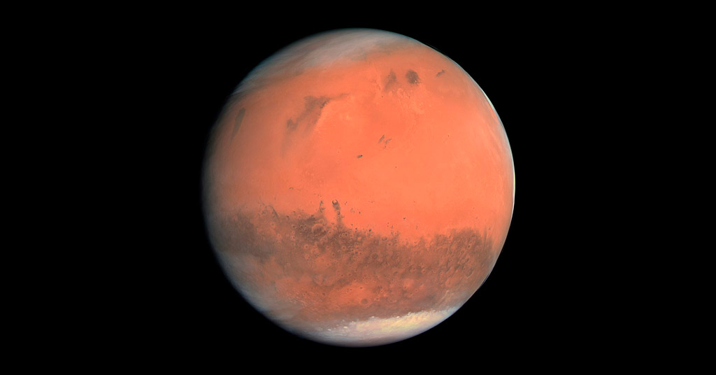 mars vue de l espace