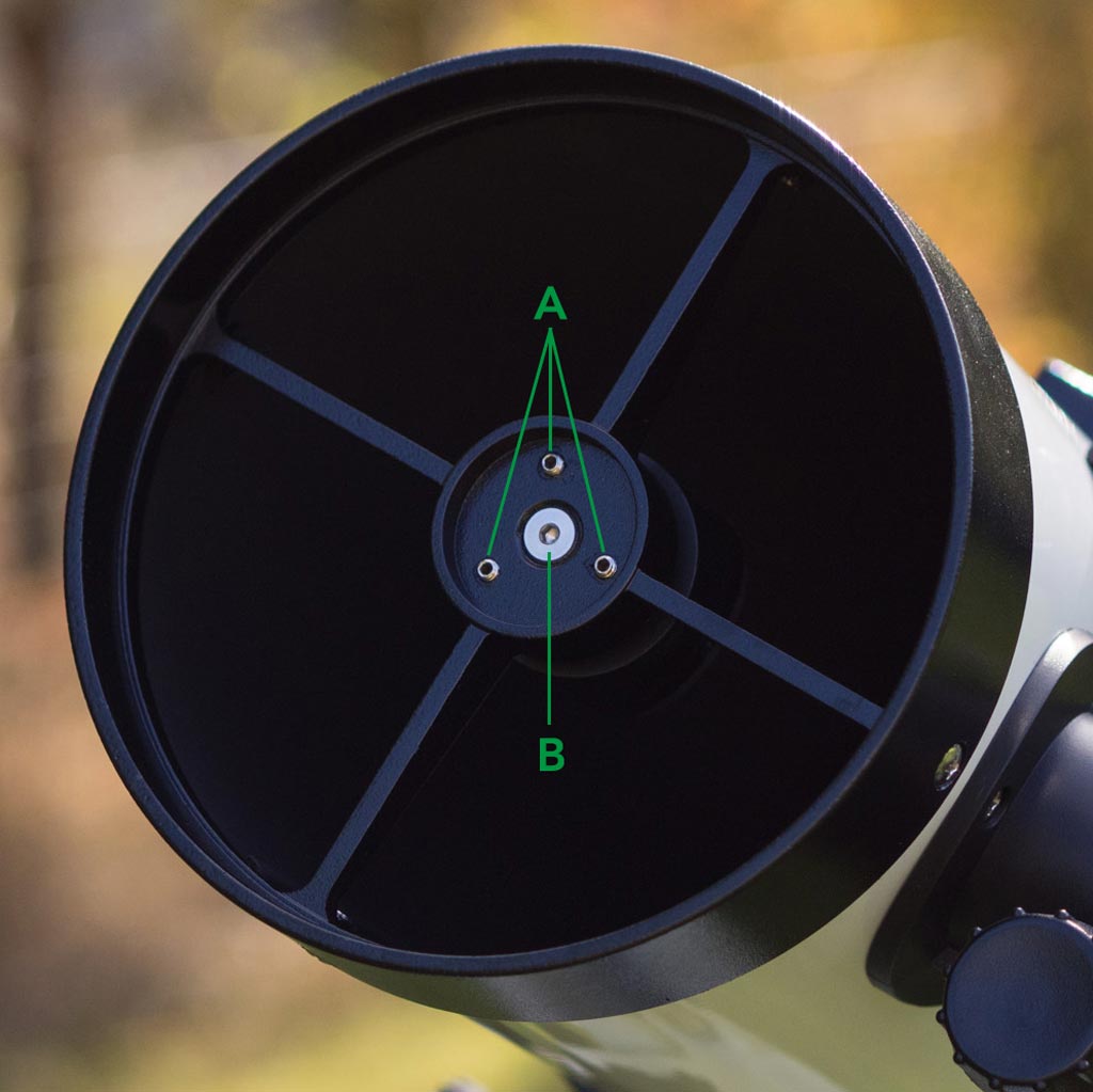 Régler l’optique d’un télescope Newton la collimation