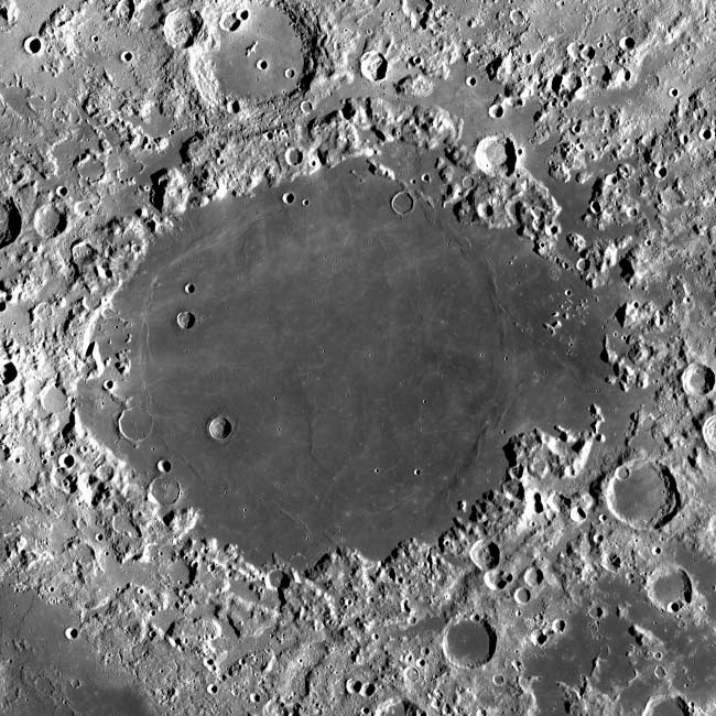 Photo de la mer des Crises par la sonde LRO.