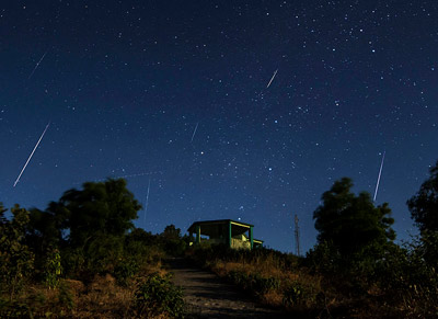 Observez les étoiles filantes des Géminides en décembre