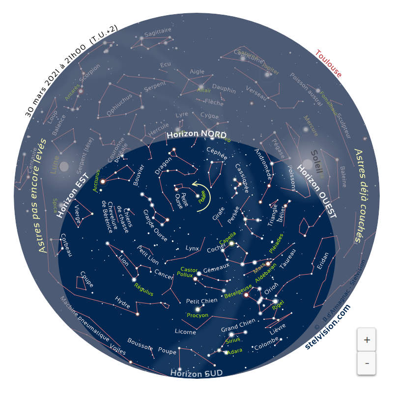 Nuits des étoiles : la carte du ciel à imprimer - Le Parisien