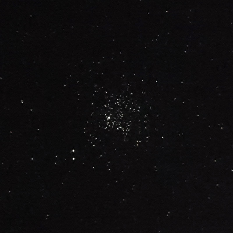 Photo de l'amas ouvert d'étoiles M11.