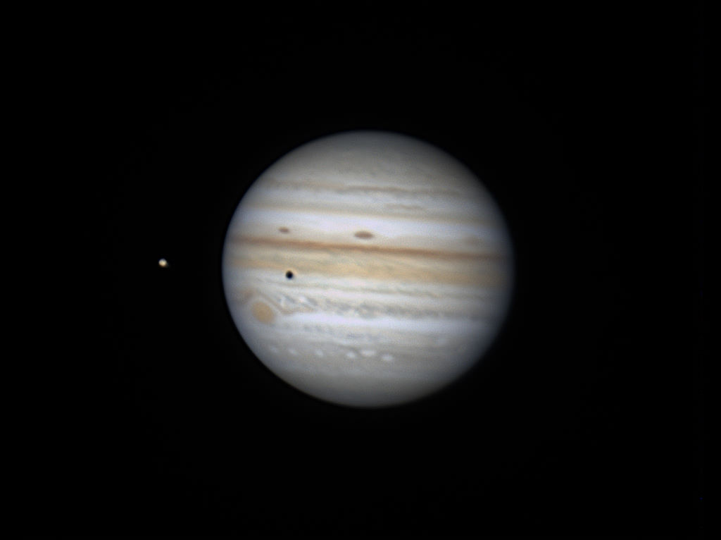 photo de Jupiter prise à l'observatoire de Saint-Véran