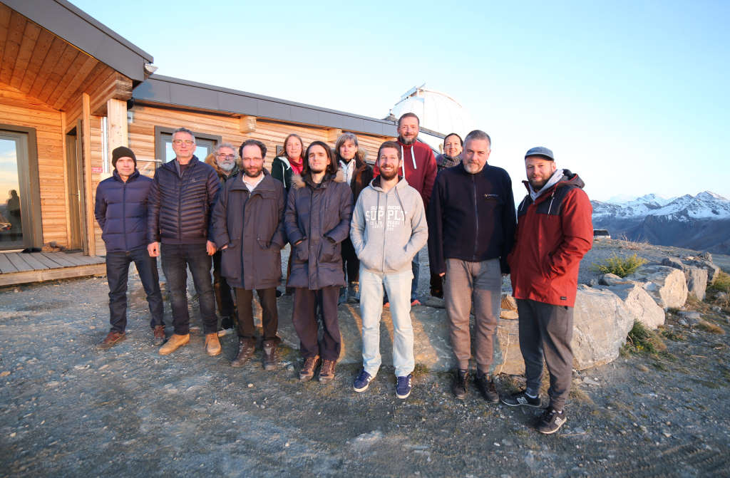 photo de groupe observatoire de Saint-Véran