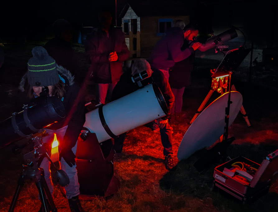 photo soirée d'observation au Domaine de l'étoile