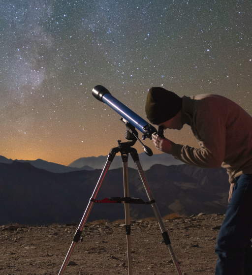 photo of a stargazer