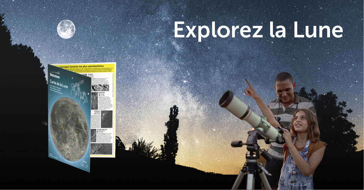 Visuel publicitaire Carte de la Lune