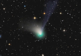 La comète C/2022 E3 (ZTF) photographiée par l’Italien Rolando Ligustri à l’aide de l’un des télescopes de l’observatoire Itelescope (Nouveau-Mexique) le 15 décembre 2022.