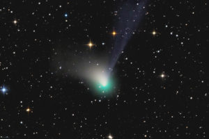 La comète C/2022 E3 (ZTF) photographiée par l’Italien Rolando Ligustri à l’aide de l’un des télescopes de l’observatoire Itelescope (Nouveau-Mexique) le 15 décembre 2022.