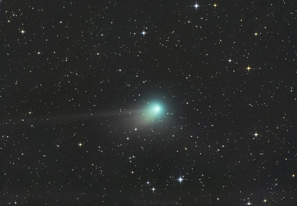 La comète C/2022 E3 (ZTF) photographiée le 18 janvier 2023 par un astronome amateur. 
