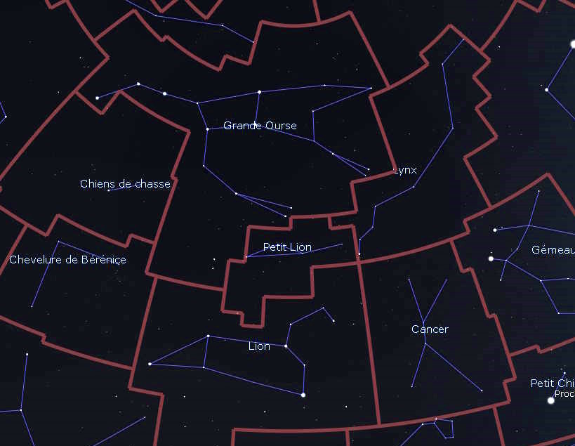 schéma montrant des limites de constellations