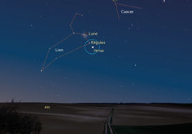 La Lune et Vénus le 10 octobre 2023