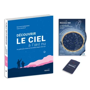 visuel Pack Découvrir le ciel à l'œil nu + carte du ciel Stelvision 365 + lampe StelFlash