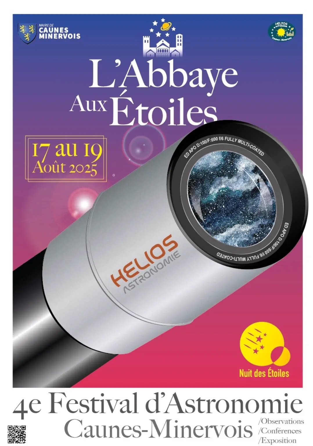 Affiche L'Abbaye aux étoiles Hélios