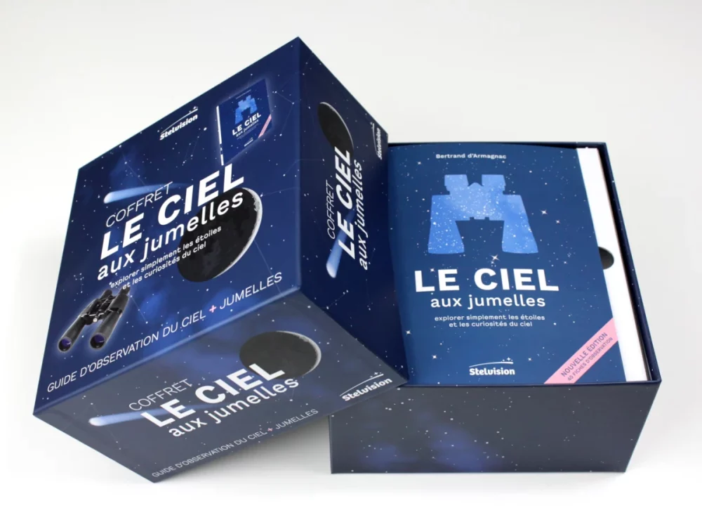 photo Coffret Le Ciel aux jumelles ouvert
