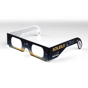 photo Lunettes d'éclipse Soleils noirs, vue 3/4 gauche