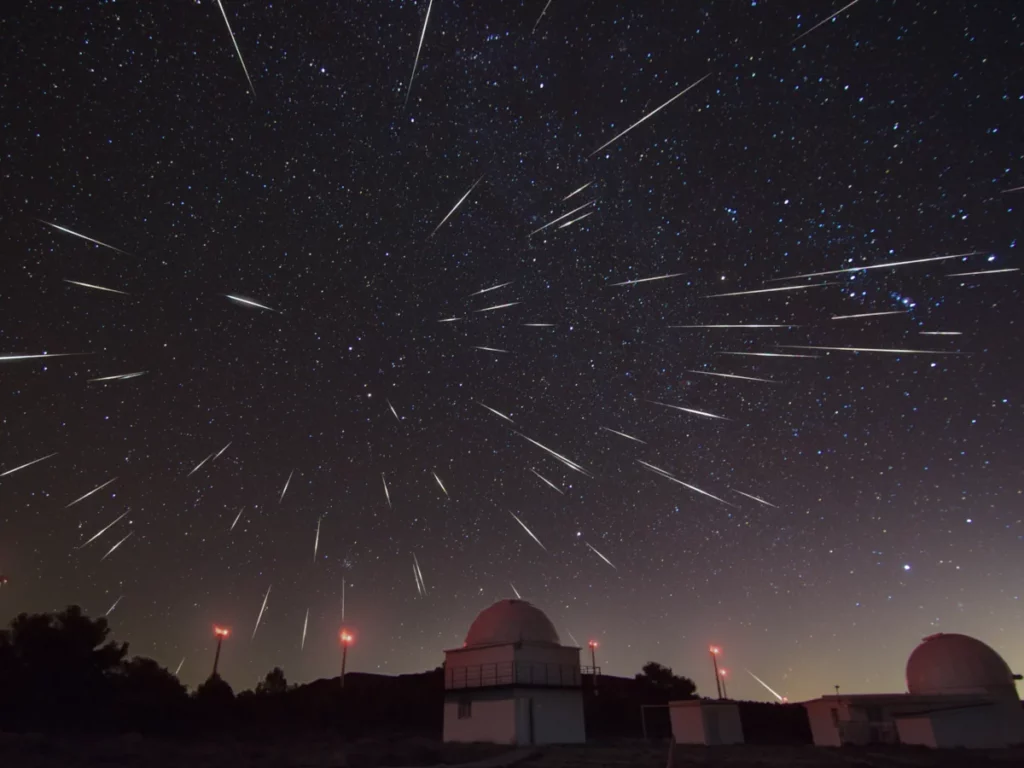 photo des Géminides en 2023 par Enrique Arce