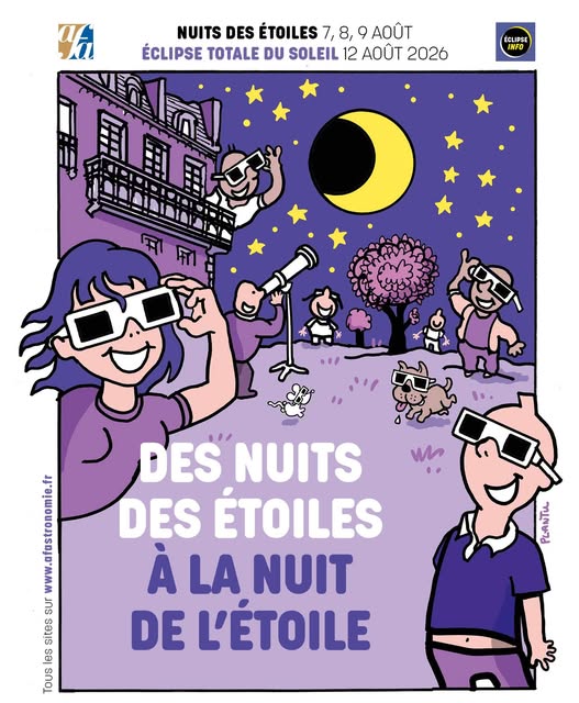 affiche nuits des étoiles 2026