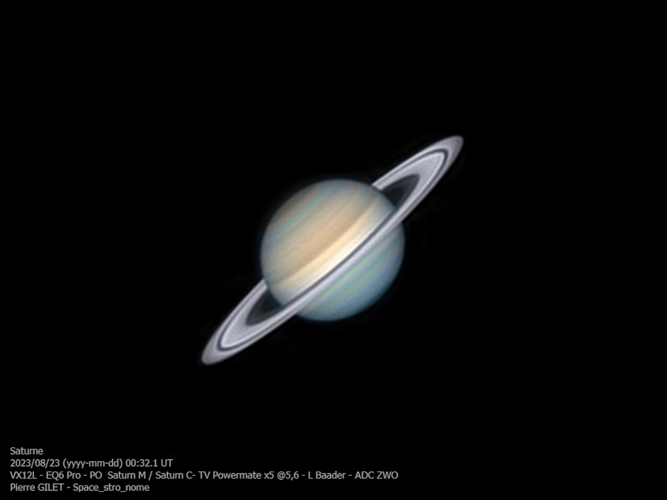 Saturne revient dans le ciel du soir
