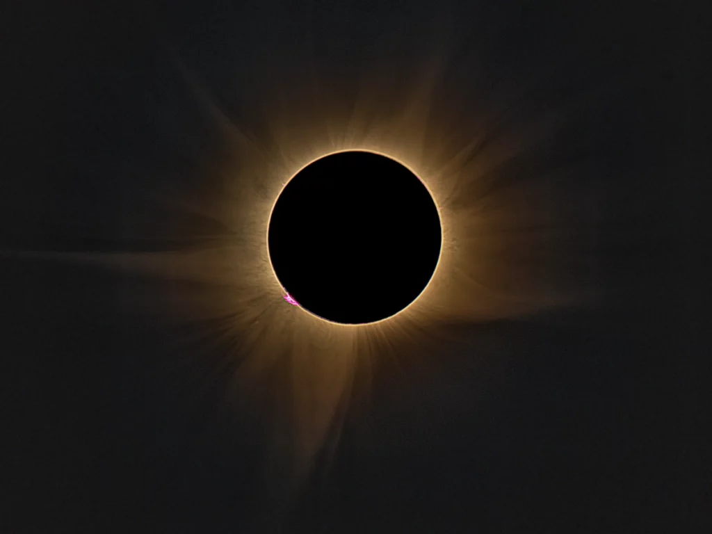 Photo de l'éclipse totale du 12 août 2026 par Jean-Marc Lecleire.