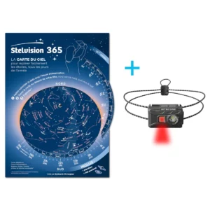 visuel Pack Stelvision 365 + lampe frontale à éclairage rouge