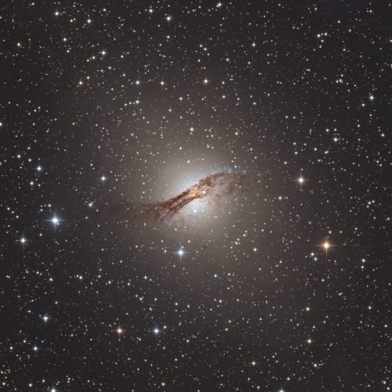 Photo NGC 5128 (Centaurus A) dans la constellation du Centaure