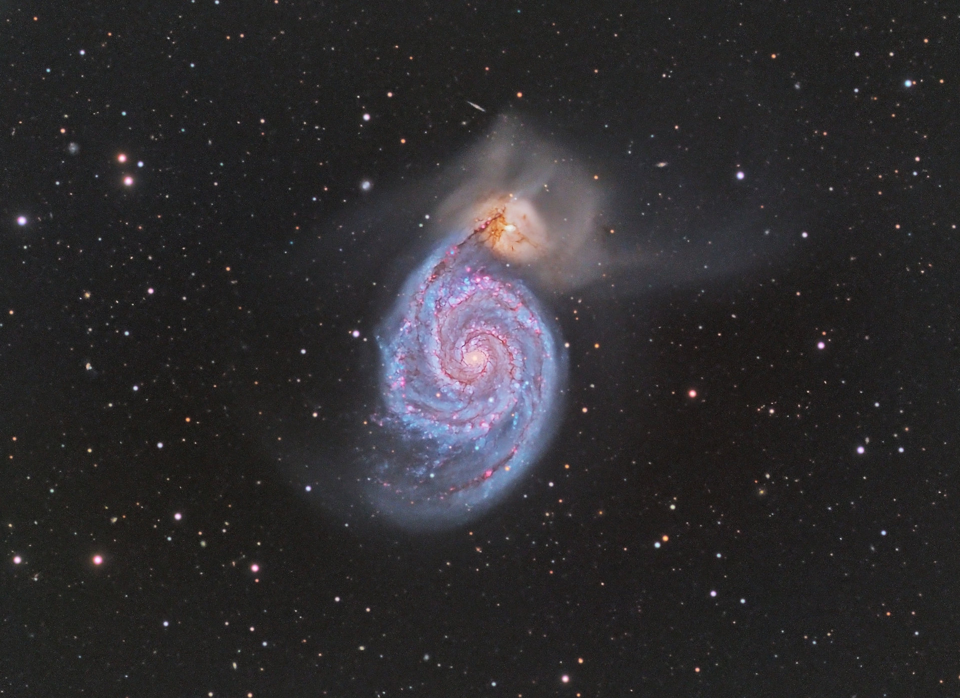 Photo M51 - Galaxie du Tourbillon