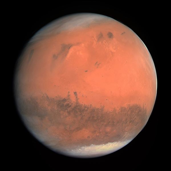 Mars par Rosetta
