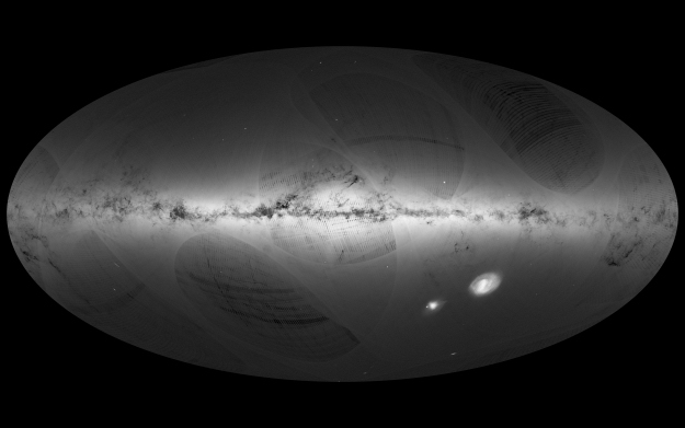 image du ciel entier par Gaia