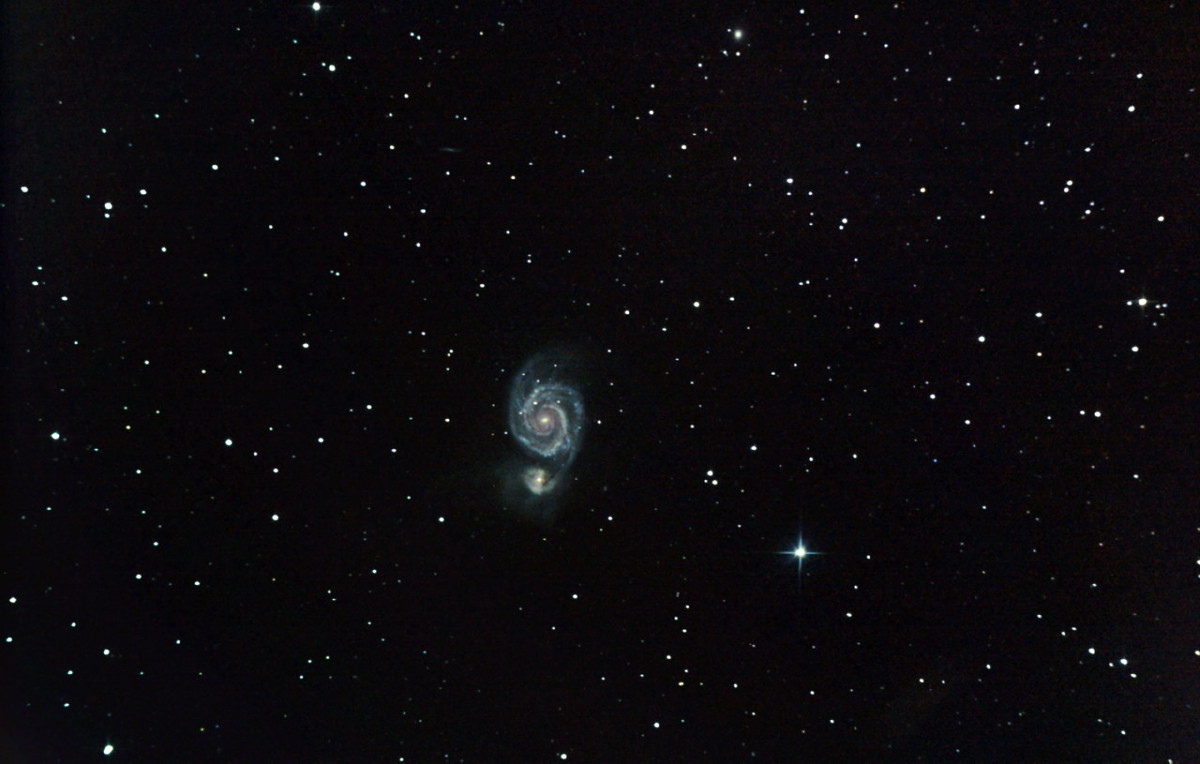 M51, la galaxie des Chiens de chasse.