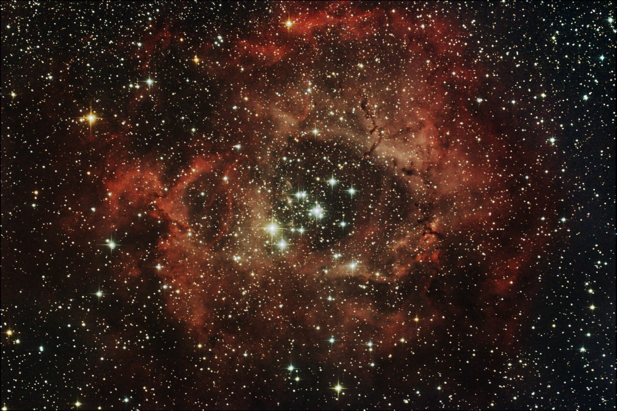 NGC 2237, la nébuleuse de la rosette