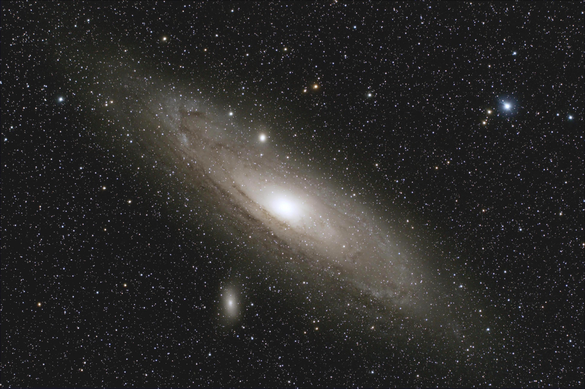 Grande Galaxie d'Andromède (M31, M32 et M110)