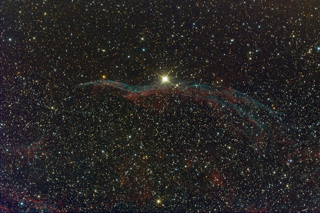  IC 6960 dans la constellation du  Cygne 
