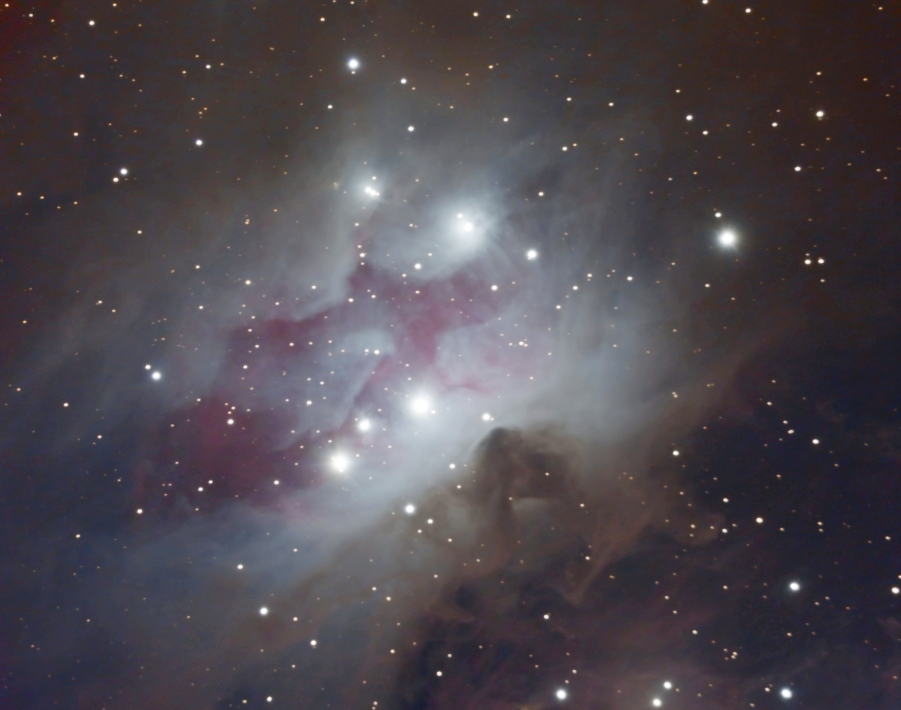 NGC 1977 Running Man, le 02 novembre sur le Plateau de Beille