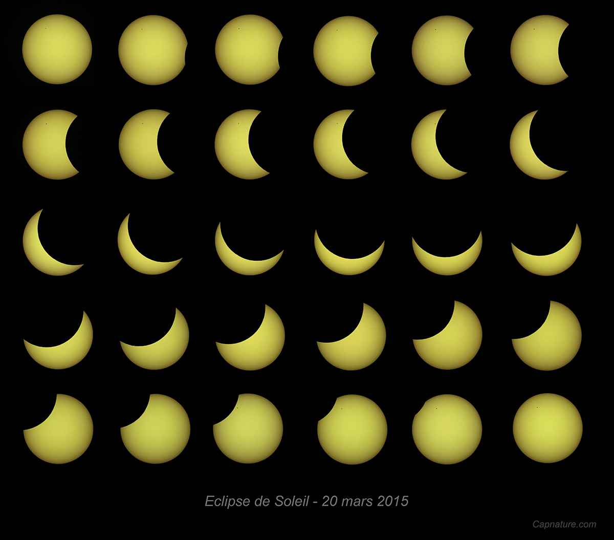 éclipse partielle de soleil du 20 mars 2015