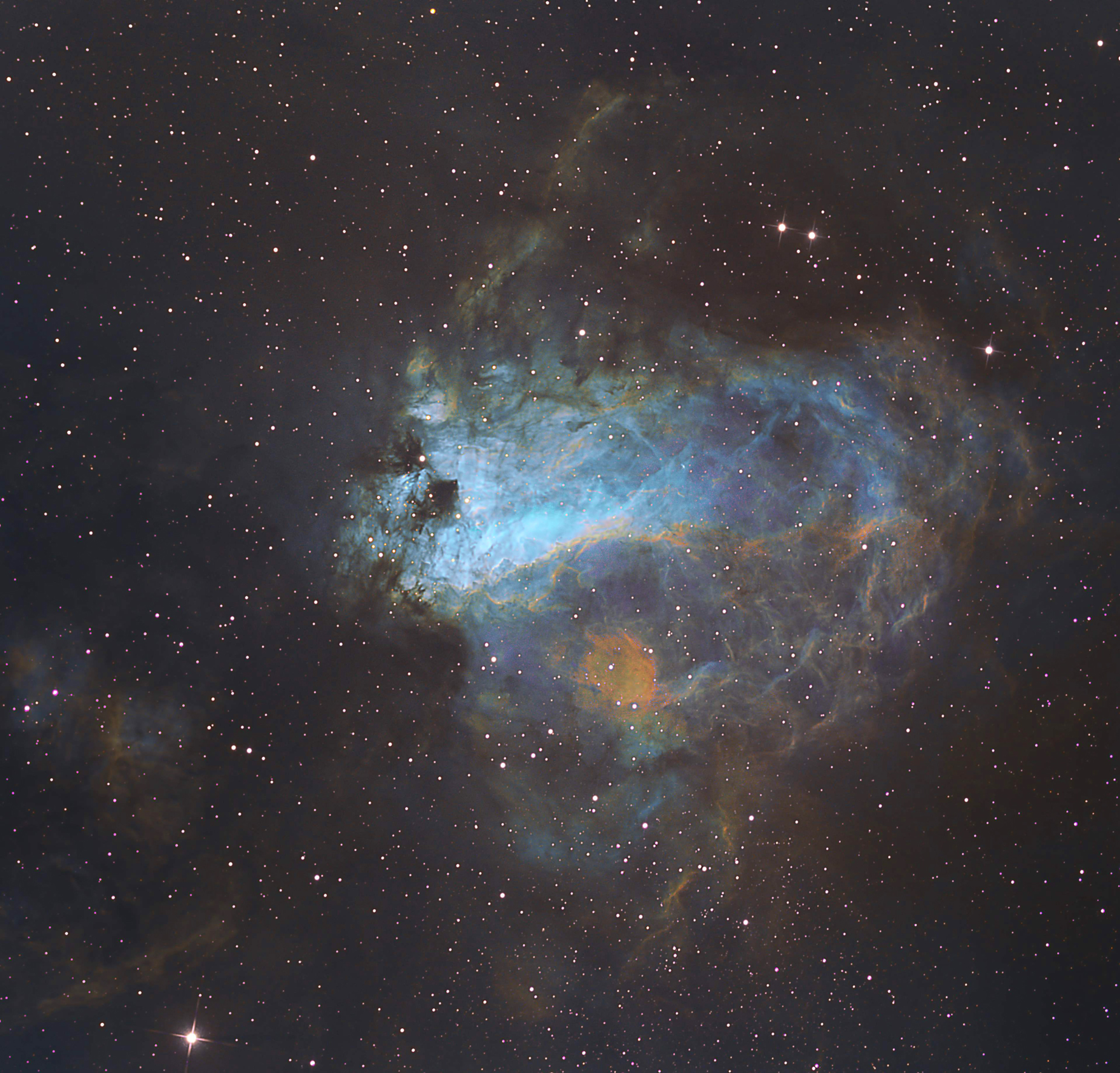 M17 Nébuleuse dans le Sagittaire