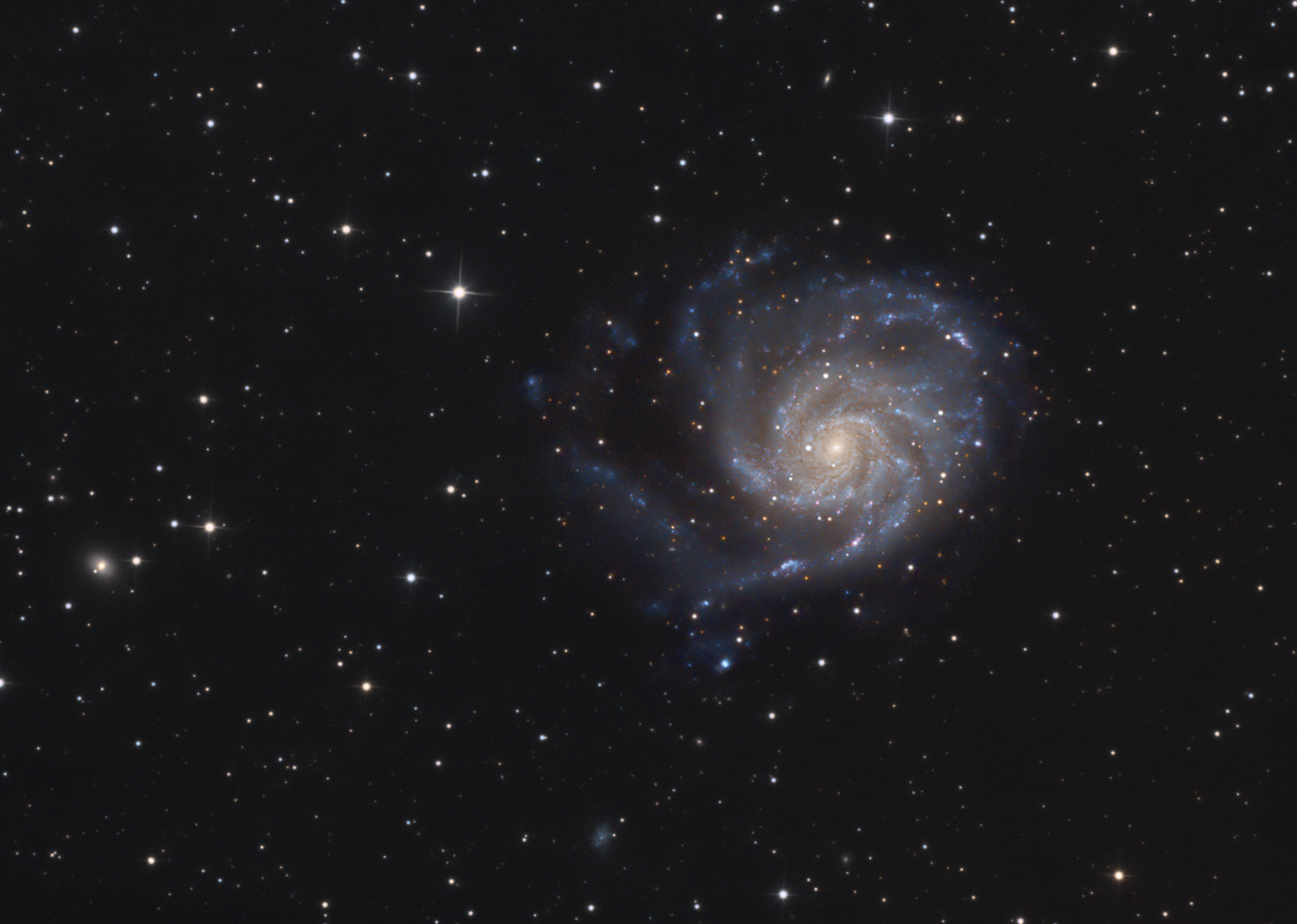 M101, la galaxie du Moulinet.