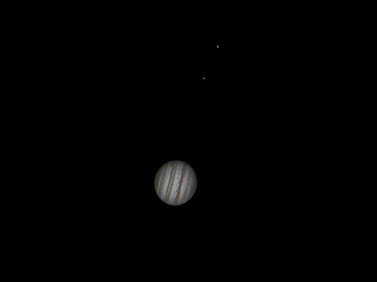 Jupiter accompagné de Europe et Ganymède   - 03/2016