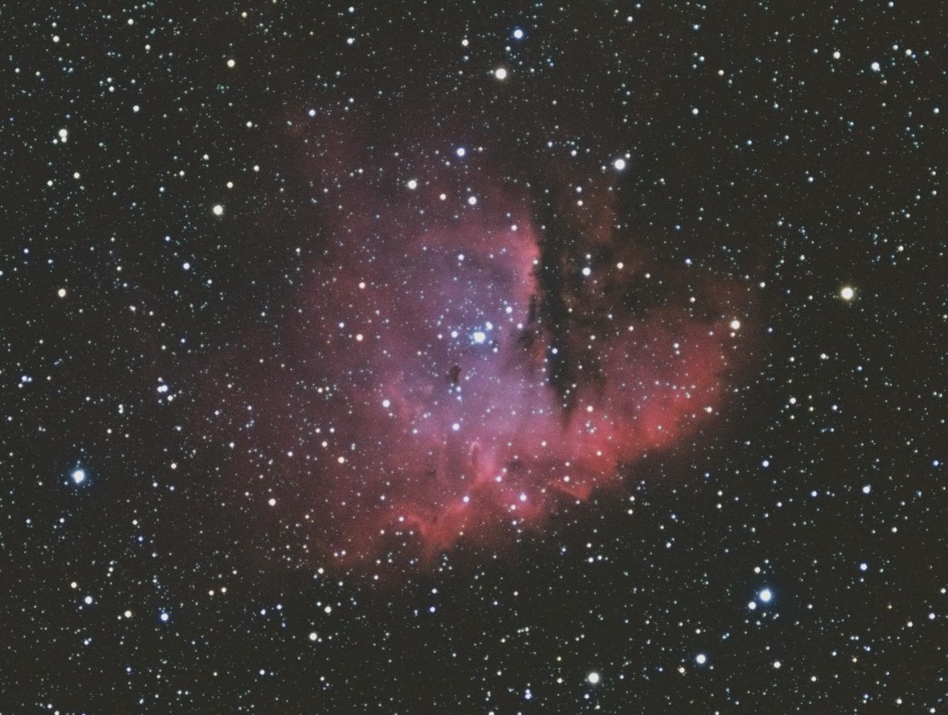 NGC 281 la nebuleuse du pacman