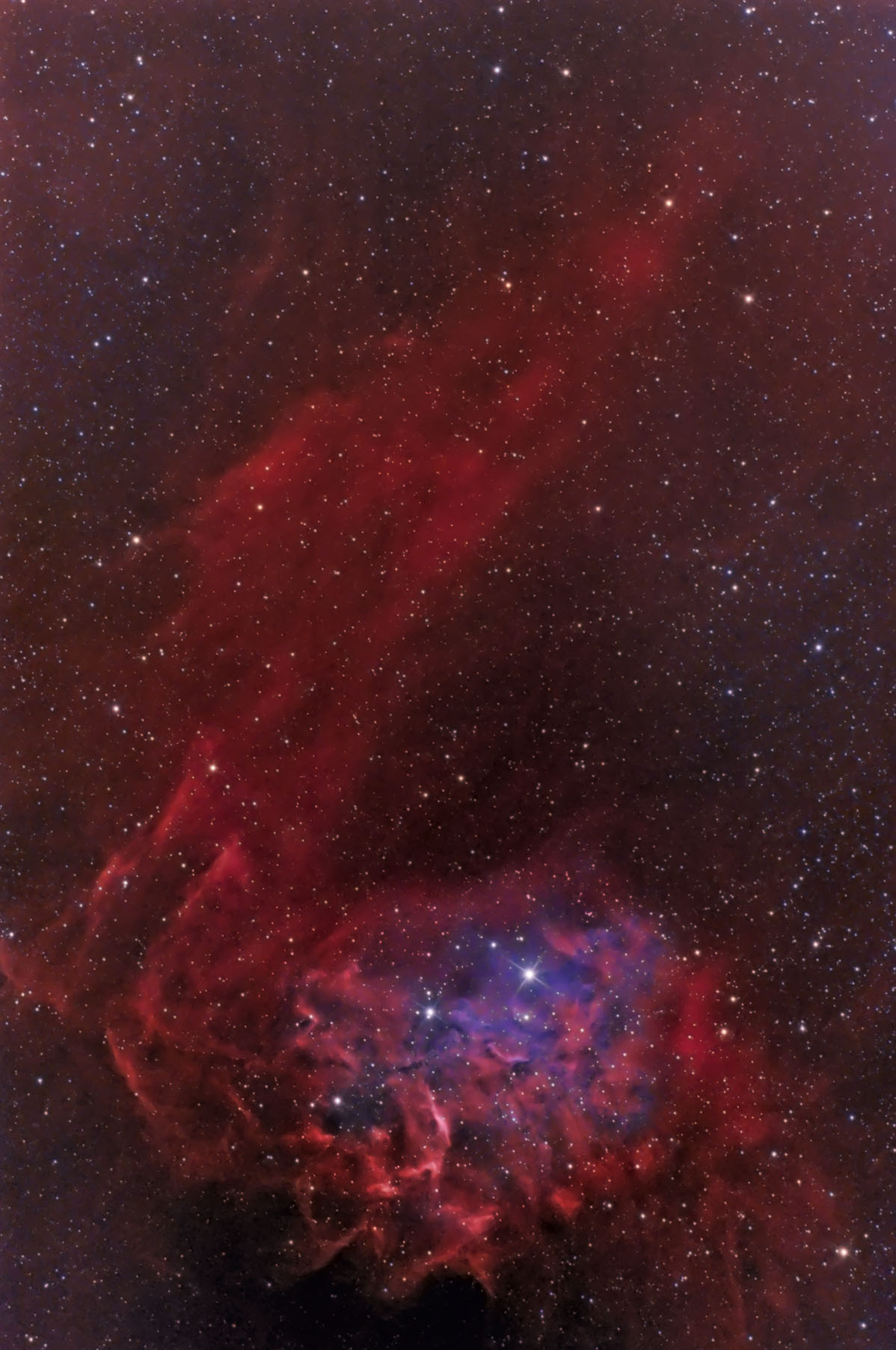 IC 405 l'étoile flamboyante 