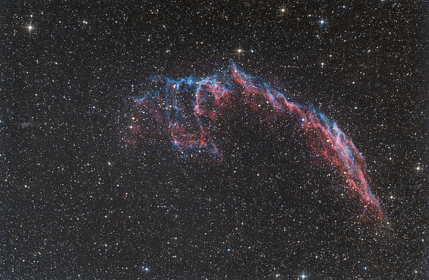 La nébuleuse des dentelles du Cygnes NGC 6992