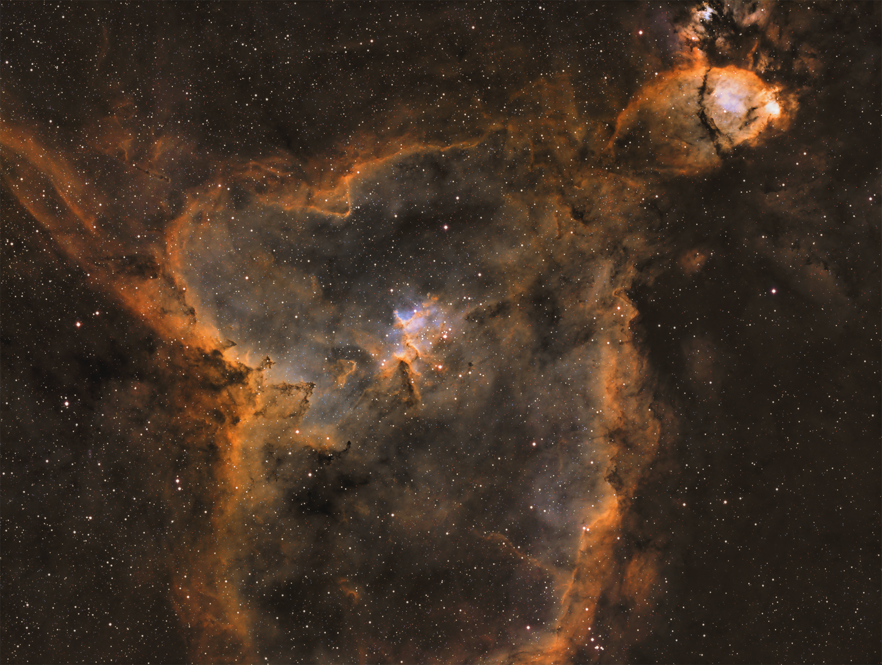 IC1805  la nébuleuse du Cœur