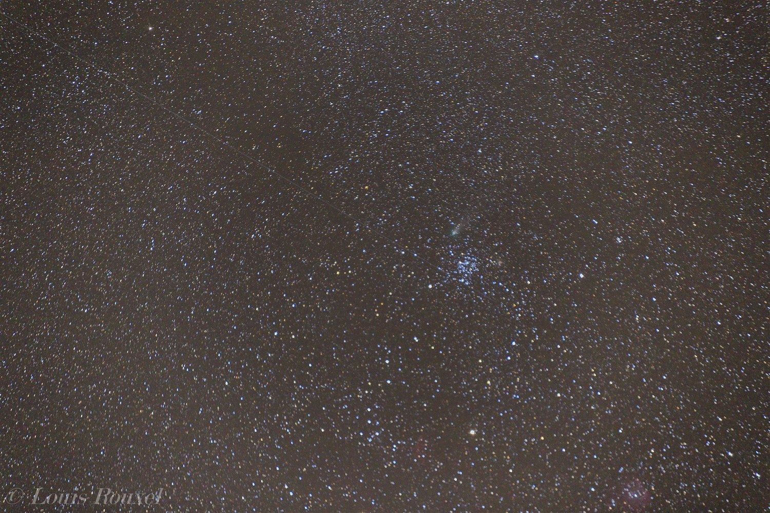 La comète P21 Giacobini Zinner à proximité de M35