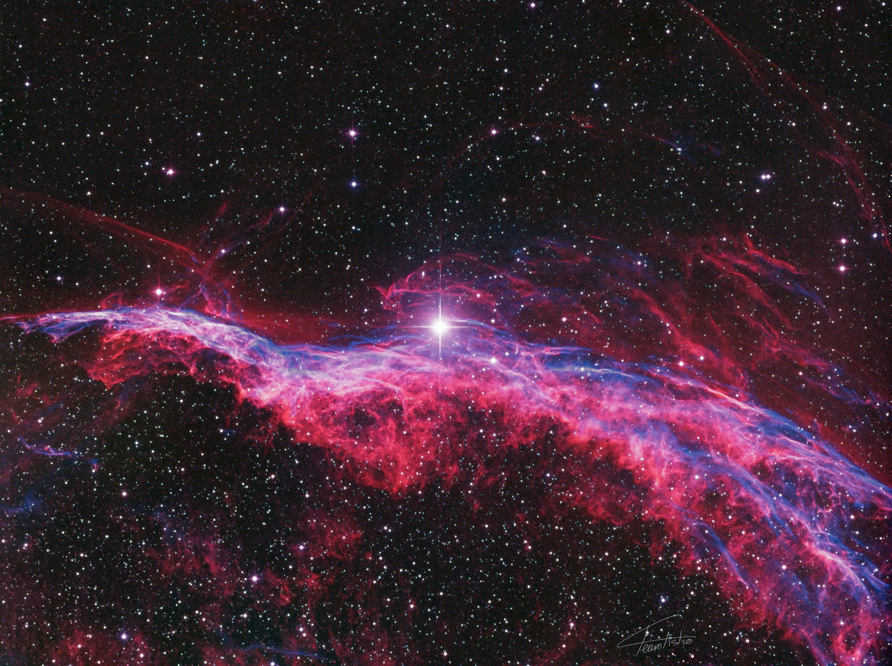 NGC6960 nébuleuse du Balai de Sorcière