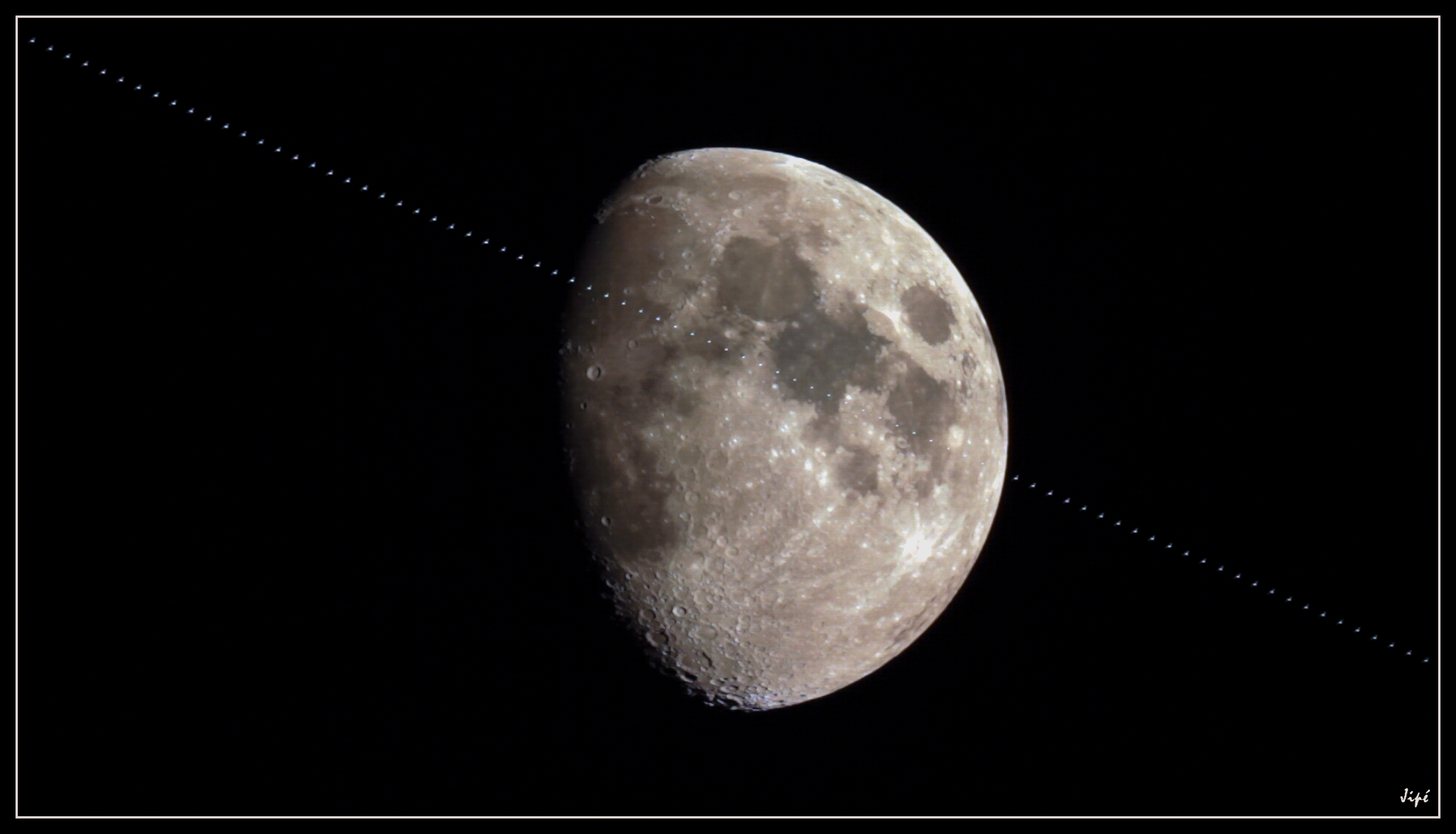 Transit ISS devant la Lune