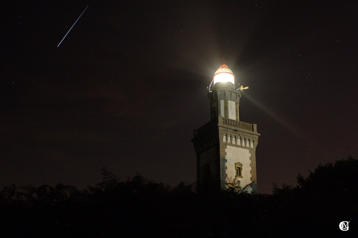 ISS et le phare de Fontarabie
